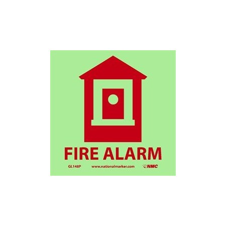 Nmc FIRE ALARM W GRAPHIC, 7X7,  S42R